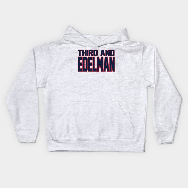 New England LYFE: Third and Edelman! Kids Hoodie by OffesniveLine